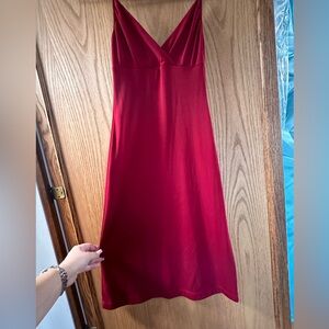 Heart Moon Star- Red Spaghetti Strap dress. Size XS